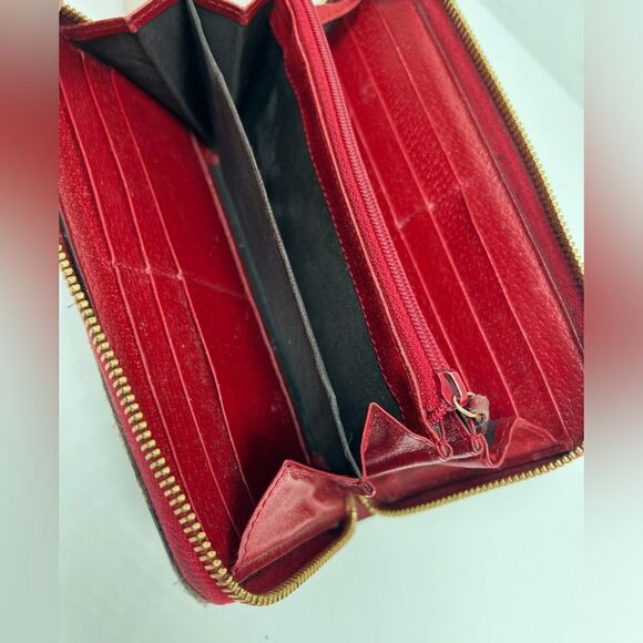 Gucci Zip Around Wallet Tian Print GG Coated Canvas - Picture 6 of 8